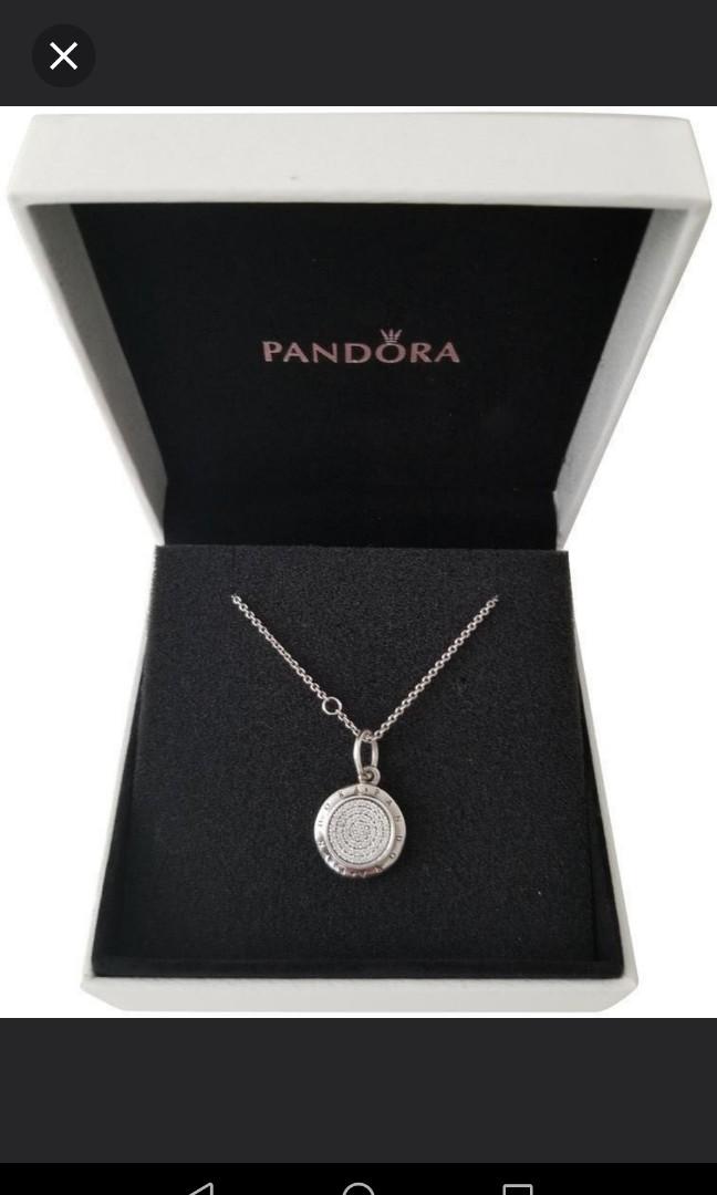 Pandora Signature Necklace Women S Fashion Jewelry Organisers Necklaces On Carousell