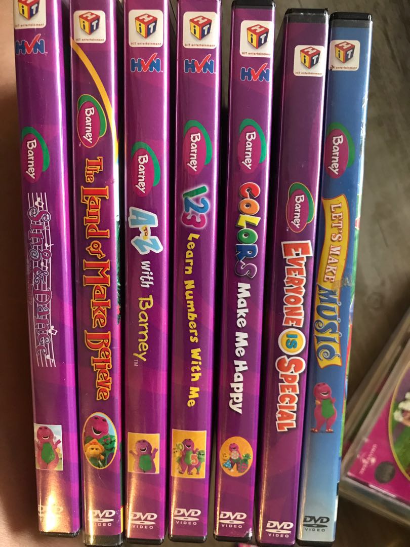 Preloved Barney Dvd And Vcd, Hobbies & Toys, Music & Media, Cds & Dvds 