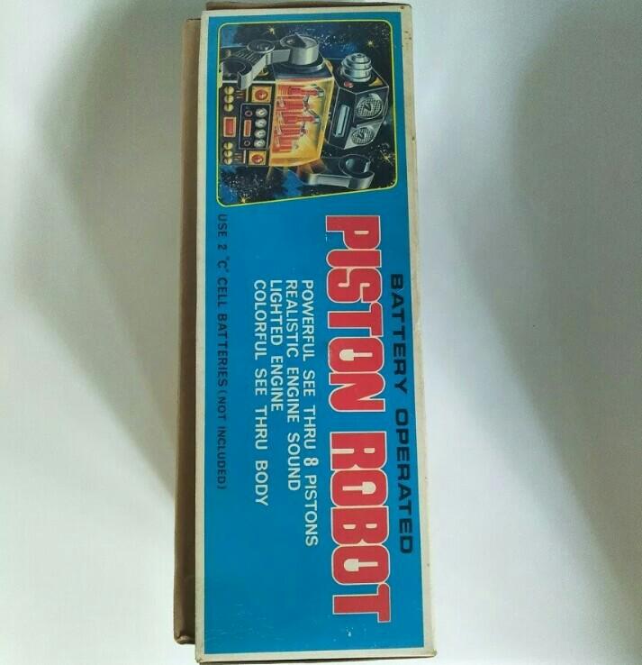 Piston Robot - SH Orikawa 70's japan robot used in box