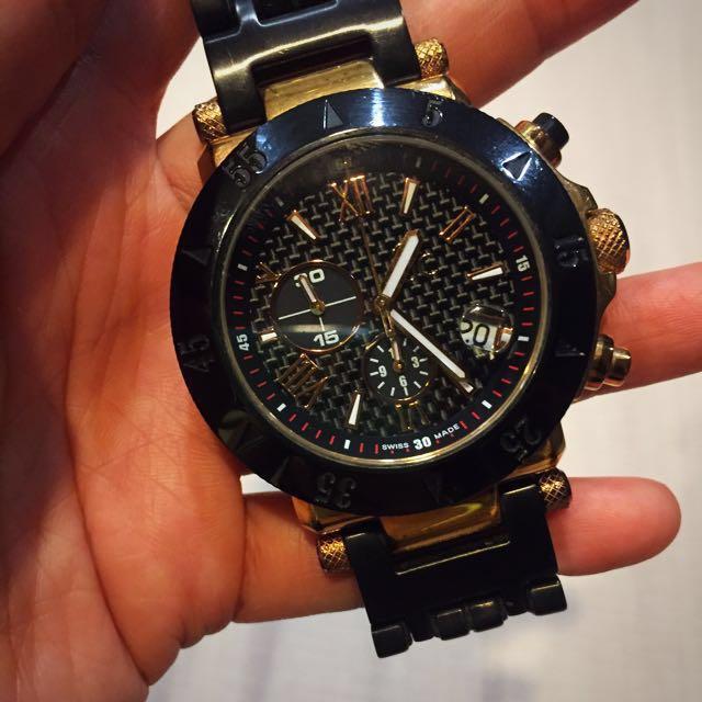 offentliggøre månedlige talsmand REDUCED GC Guess Collection Men's Watch, Men's Fashion, Watches on Carousell