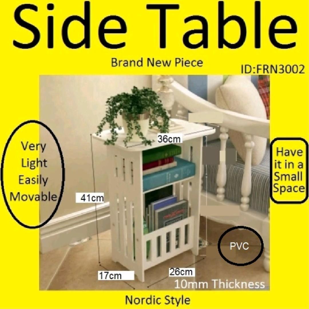 Side Table / Bed Side Table Brand New Piece, Furniture & Home Living