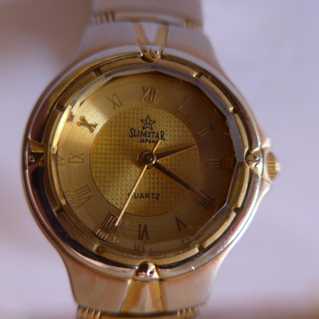 Slimstar Quartz Small Gold Watch