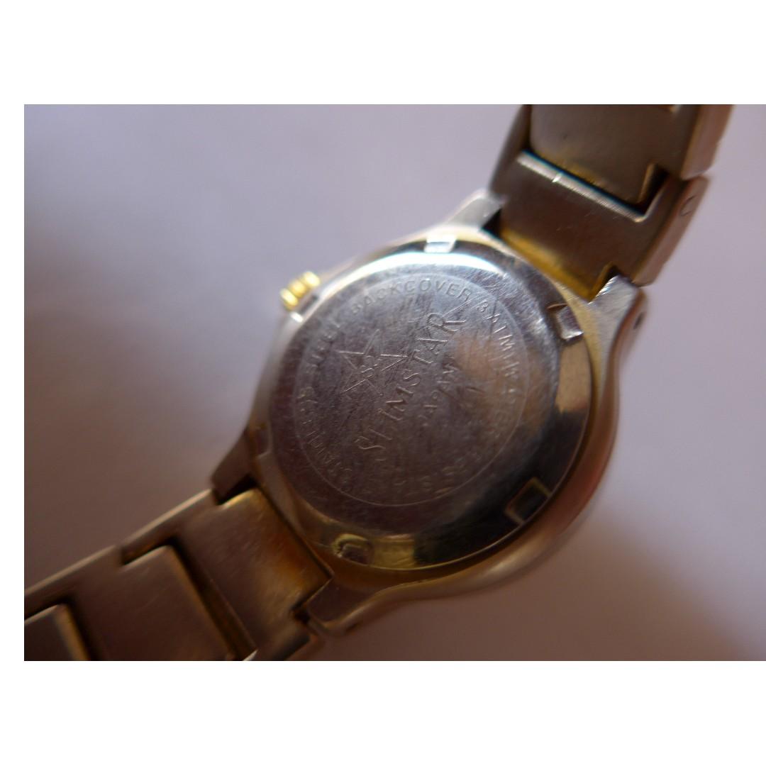 Slimstar Quartz Small Gold Watch Women S Fashion Watches On Carousell
