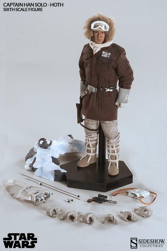 Star Wars Captain Han Solo Hoth Sideshow 12 1 6 Nt Luke Skywalker Hot Toys Hobbies Toys Toys Games On Carousell