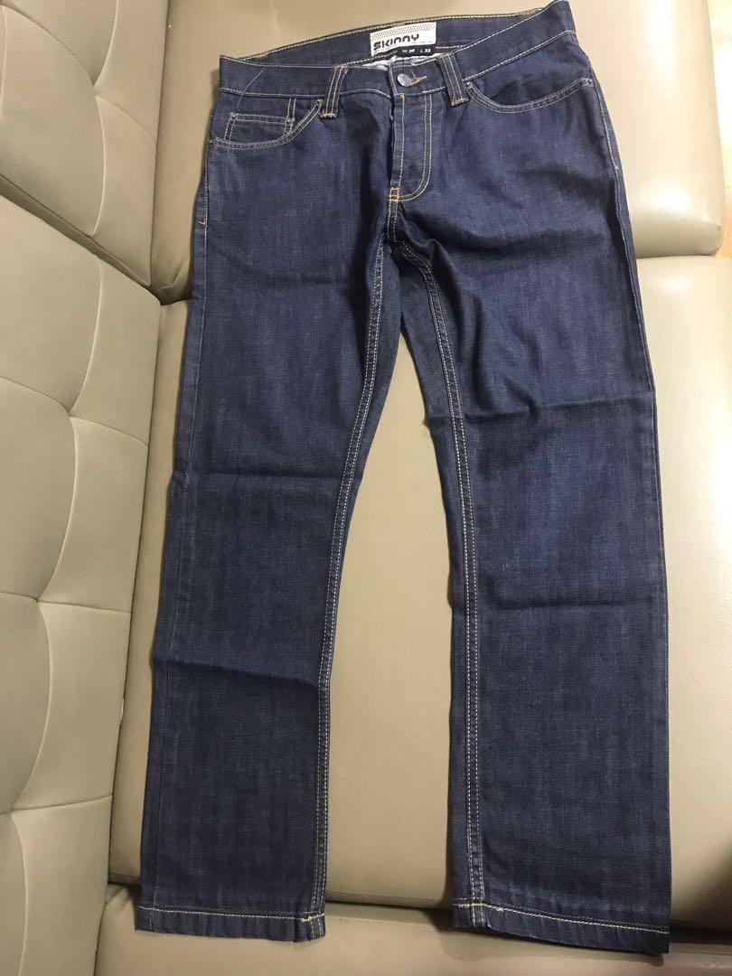Topman Skinny Waxed Jeans. (Category: Jeans) located in Quezon City. Submitted by all_107 (Listing ID 230932478, Image 3). Description: Slim to skinny Size 30 Altered In good condition #topman #zara.