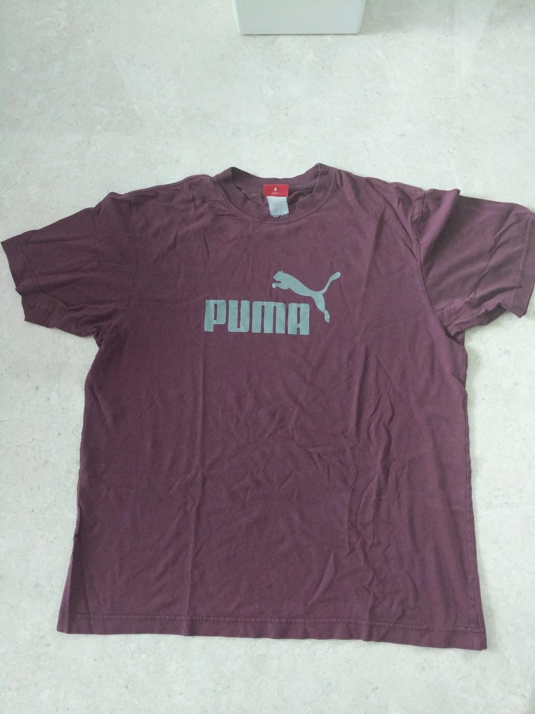 puma retro t shirt mens