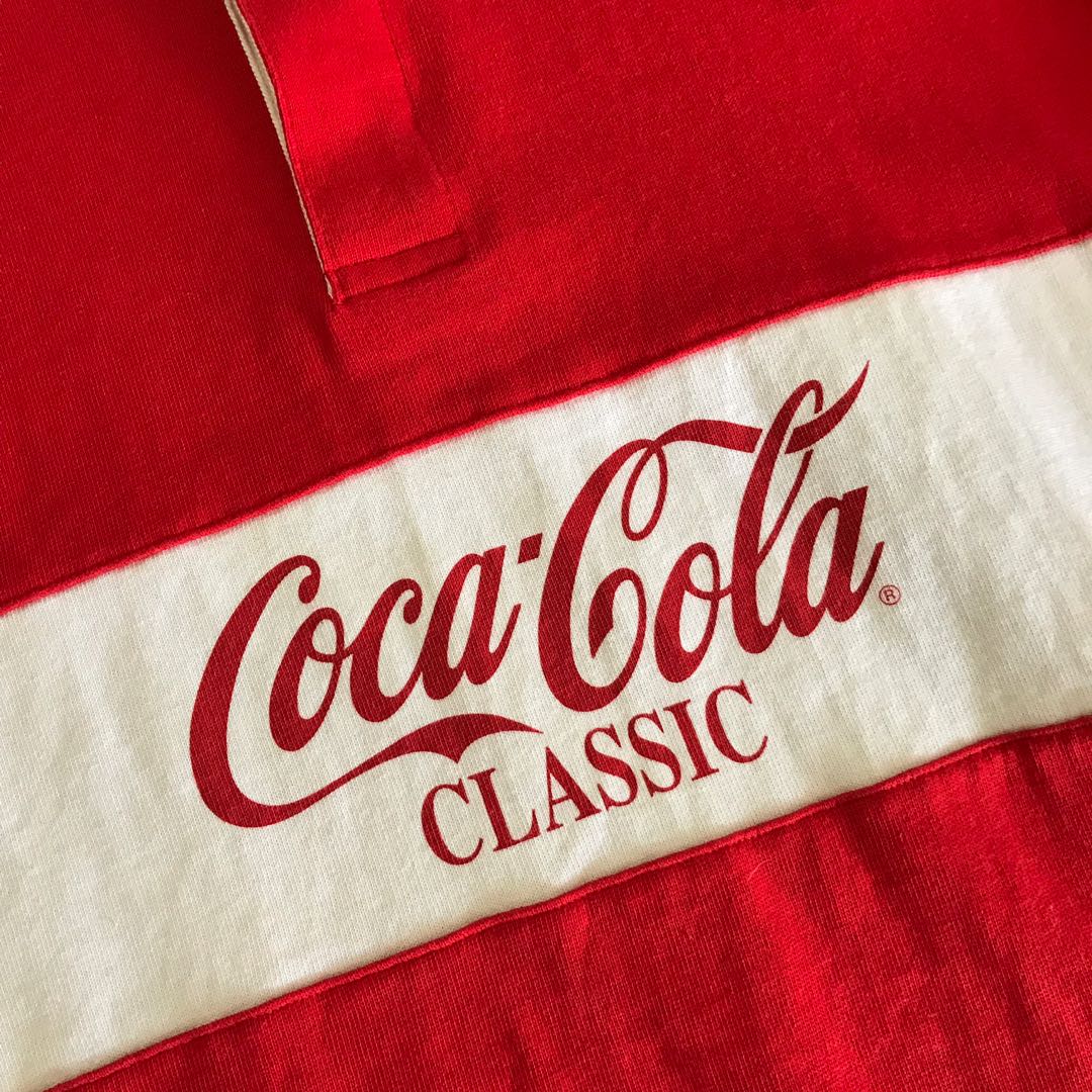 vintage coca cola rugby shirt