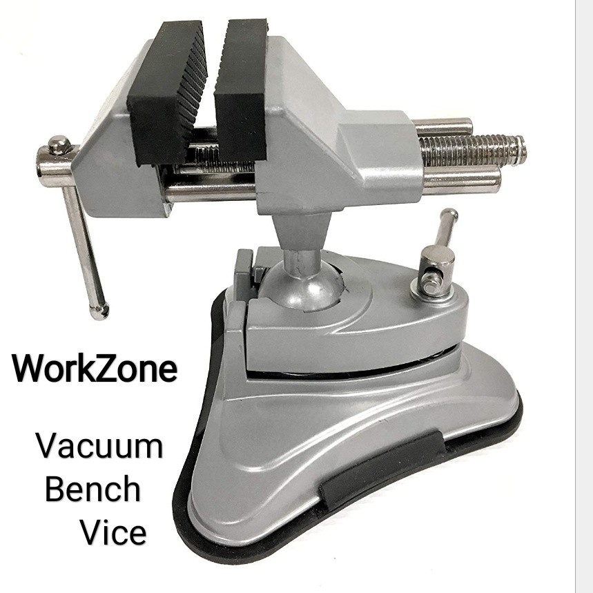 WorkZone 70mm Articulated Vacuum Bench Vise swivel bench vice Table