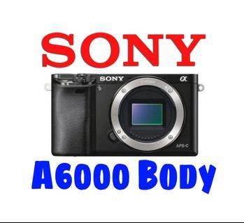 Sony A6000 Body Only