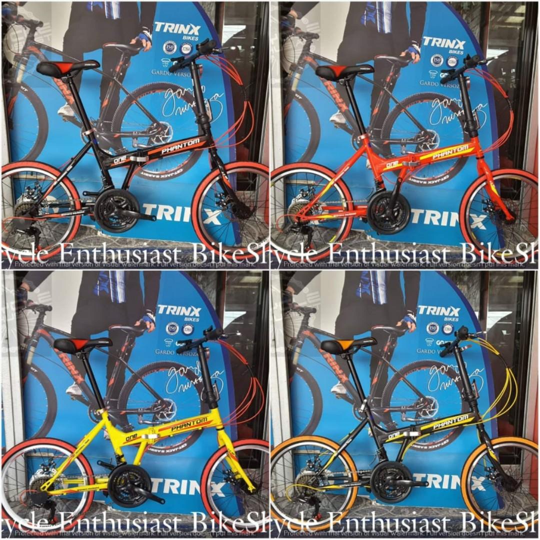 phantom one folding bike