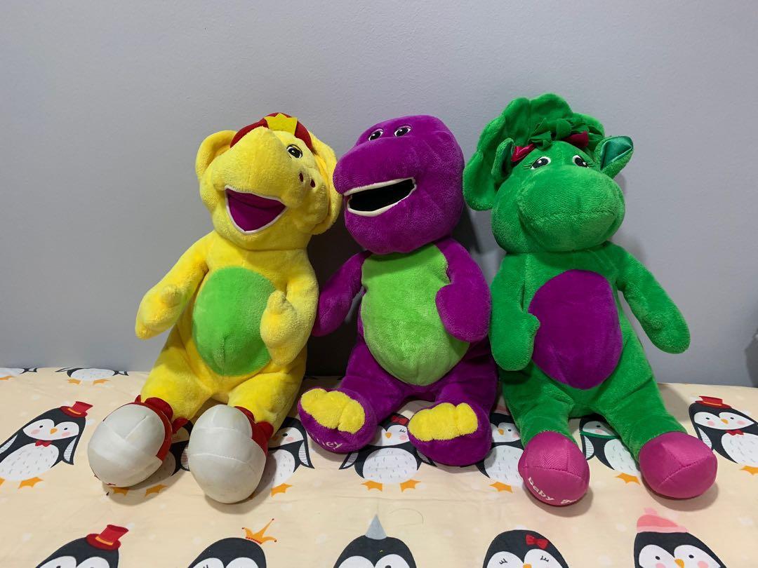 large barney stuffed animal