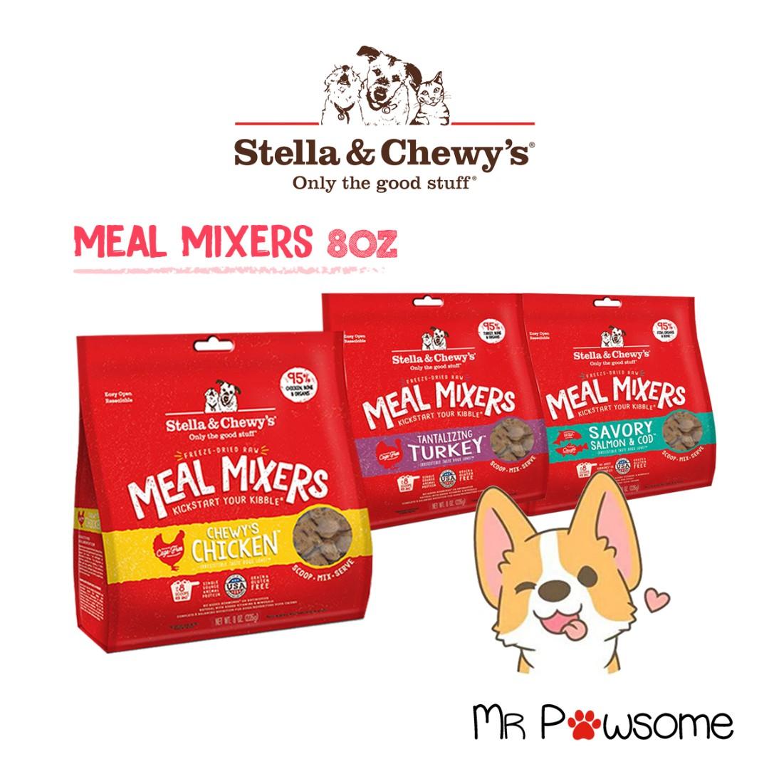 [8oz] Stella & Chewy's Freeze Dried Meal Mixers,Topper/Dog Food, Pet