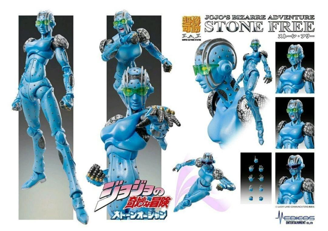 全新超像可動jojo 奇妙冒險第6部空条徐倫set Stone Free 盒不完美 興趣及遊戲 玩具 遊戲類 Carousell