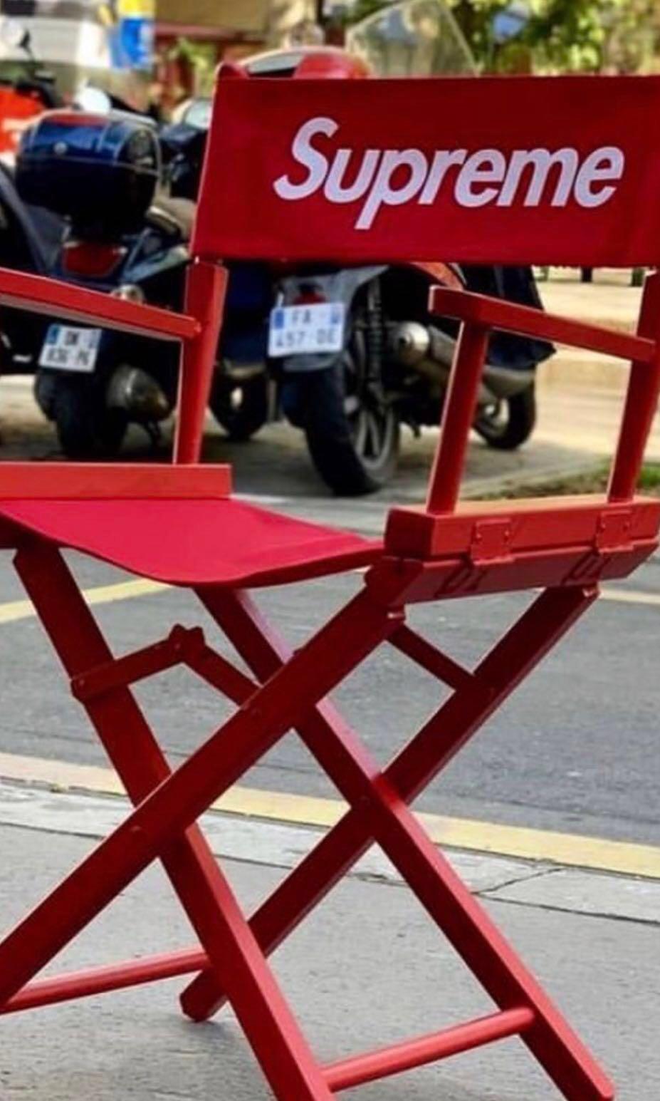現貨全港最平Last 1 Supreme SS19 Director's Chair 導演椅Red , 興趣 