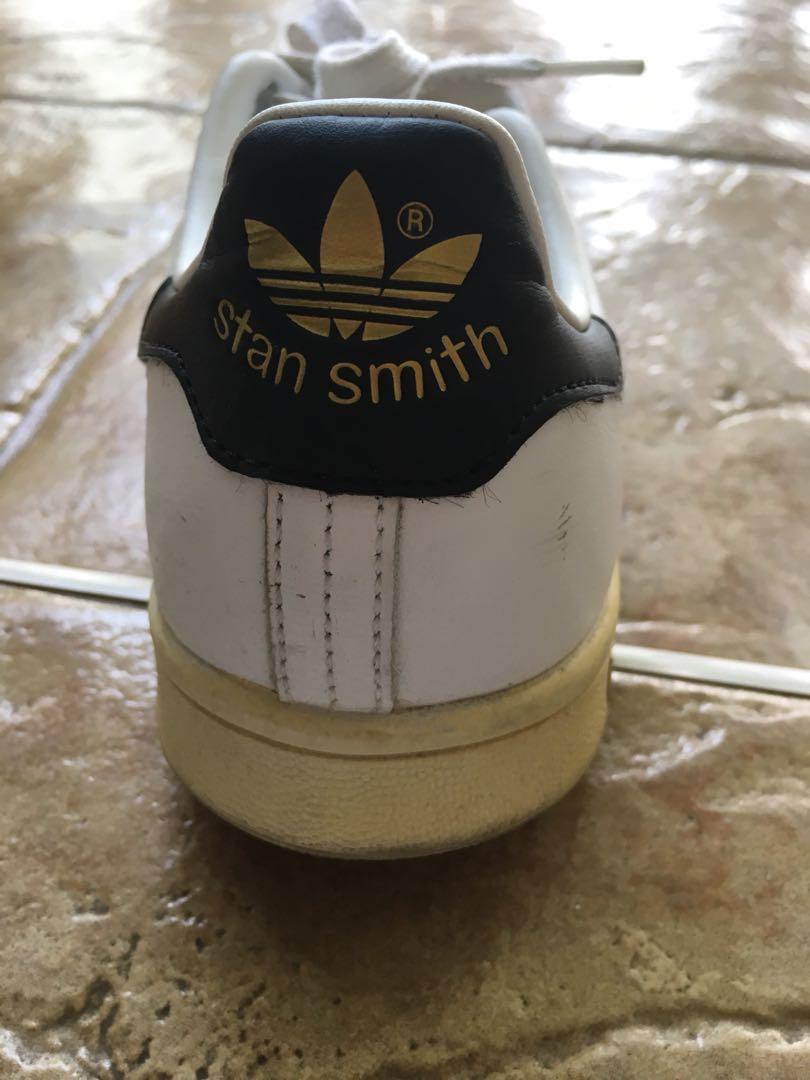 stan smith black and gold