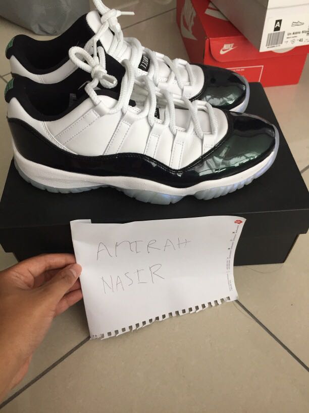 air jordan 11 retro emerald