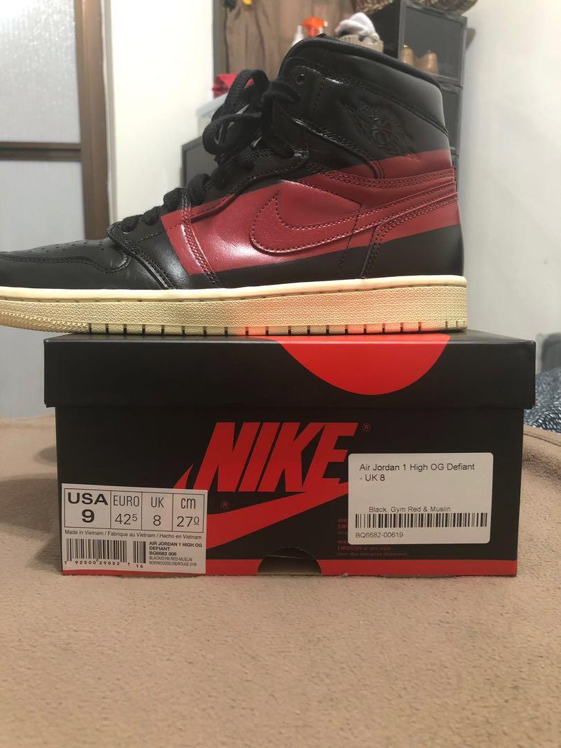 Air Jordan 1 High OG Defiant Men s Fashion Footwear Sneakers on