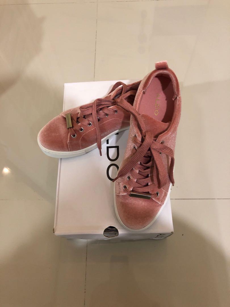 aldo pink sneakers