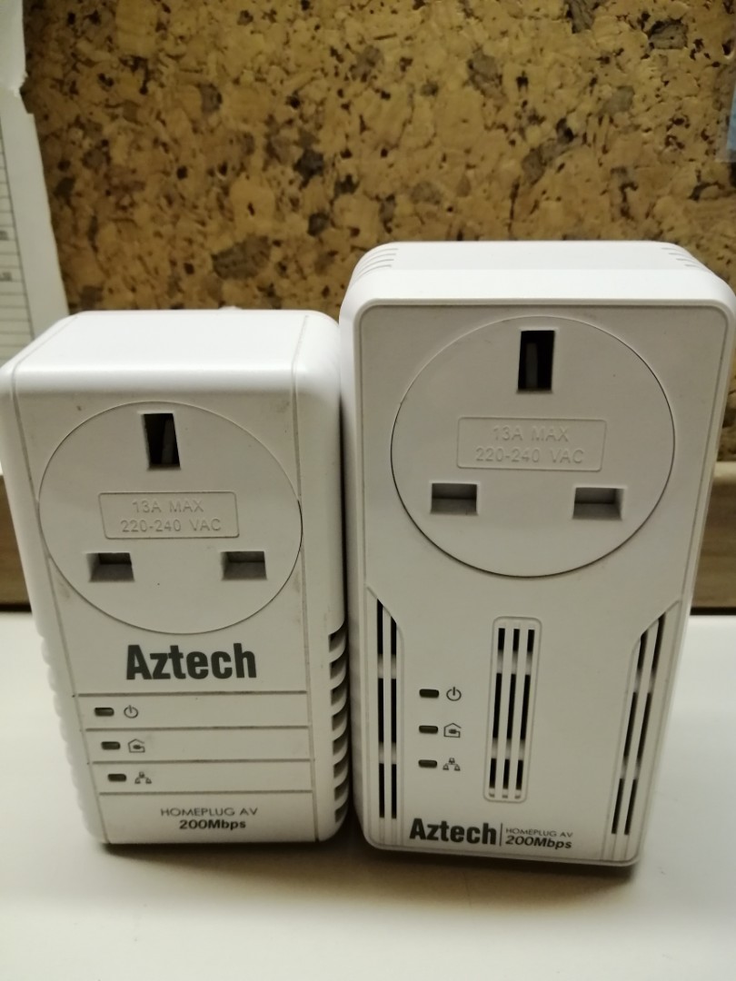 Aztech Homeplug AV 200Mbps, Computers & Tech, Parts & Accessories ...