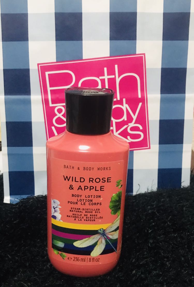 Bath And Body Works Wild Rose And Apple Health Beauty Skin Bath Body On Carousell