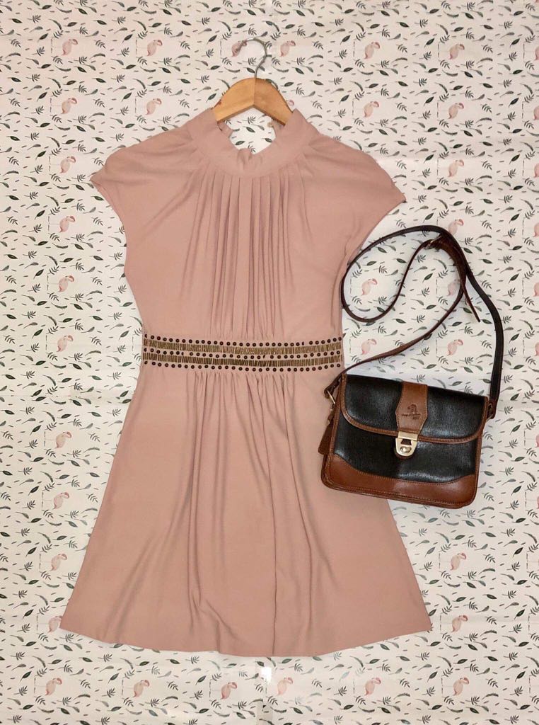 Bettina Peach Dress, Women's Fashion, Dresses & Sets, Dresses on Carousell