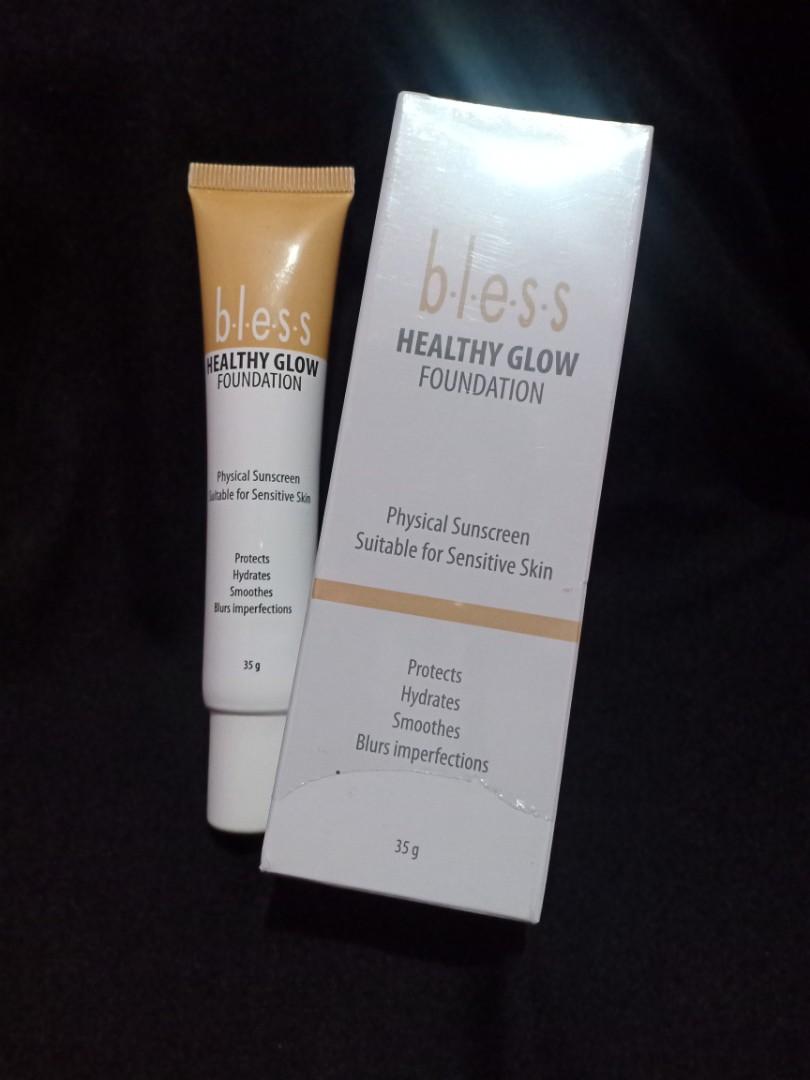 Bless Health Glow Foundation Kesehatan Kecantikan Rias Wajah Di Carousell