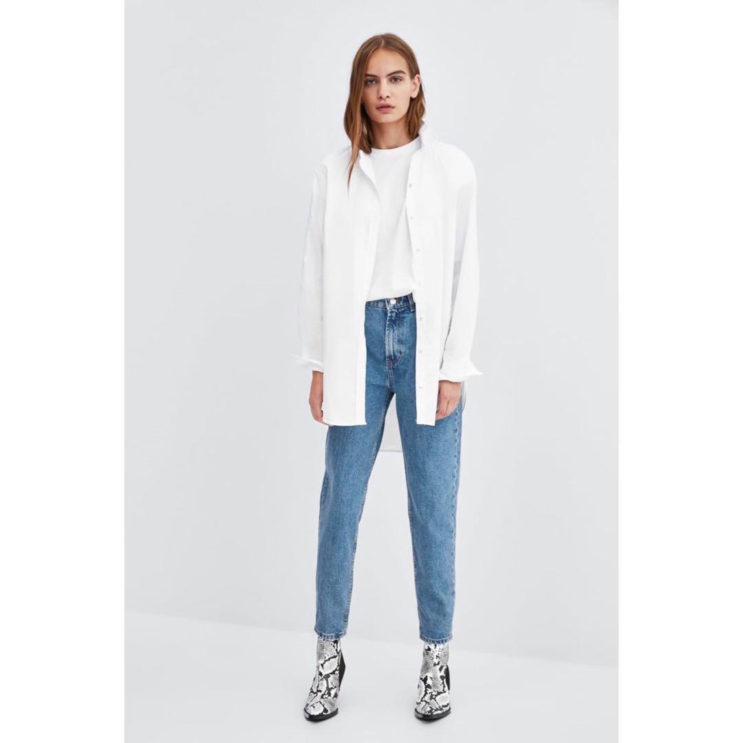 zara mom fit jeans