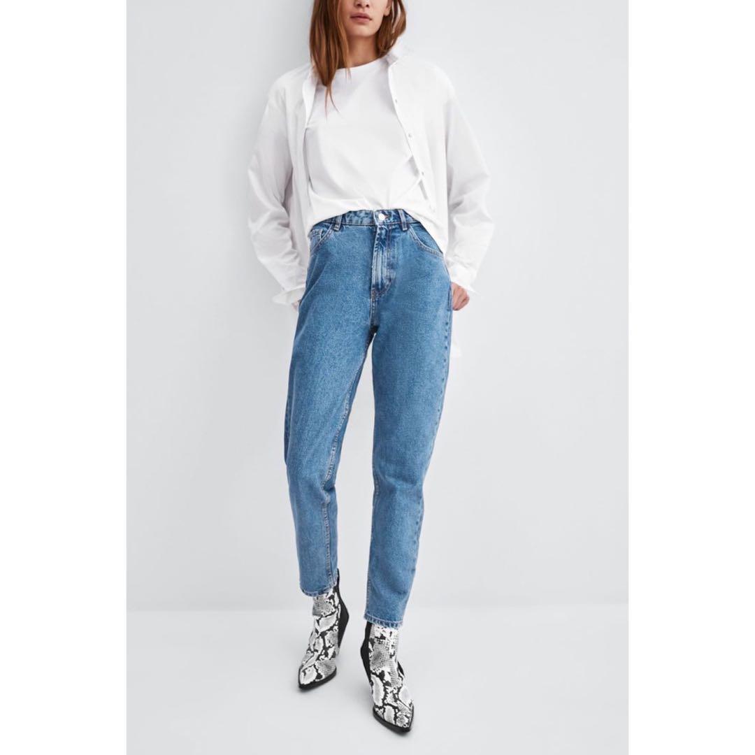 BN) 💯 Authentic Zara Mom Fit Jeans 