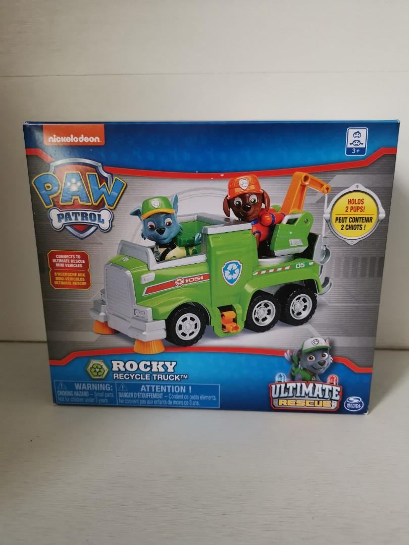 paw patrol ultimate rocky recycling truck