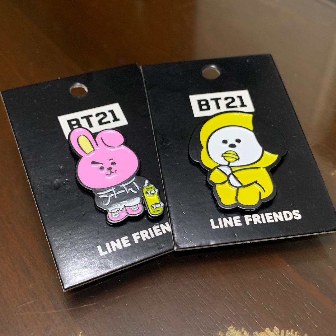 BT21 Enamel Pins (Hot Topic Exclusive), Hobbies & Toys, Memorabilia