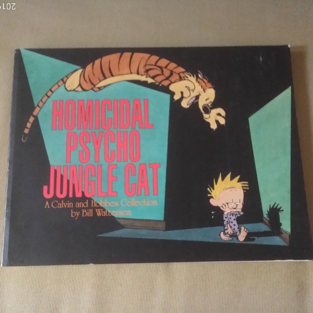 Calvin And Hobbes Homicidal Psycho Jungle Cat Books
