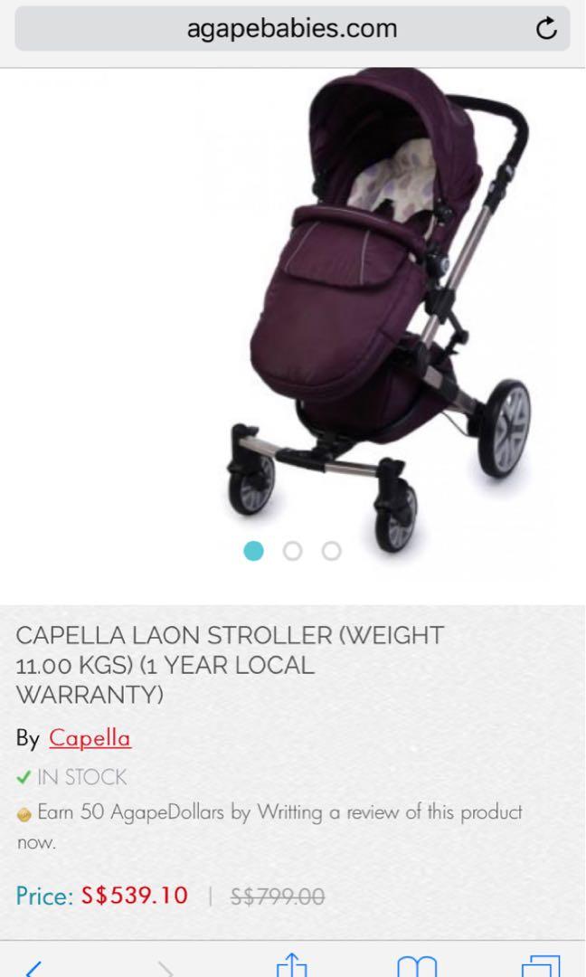 capella stroller review