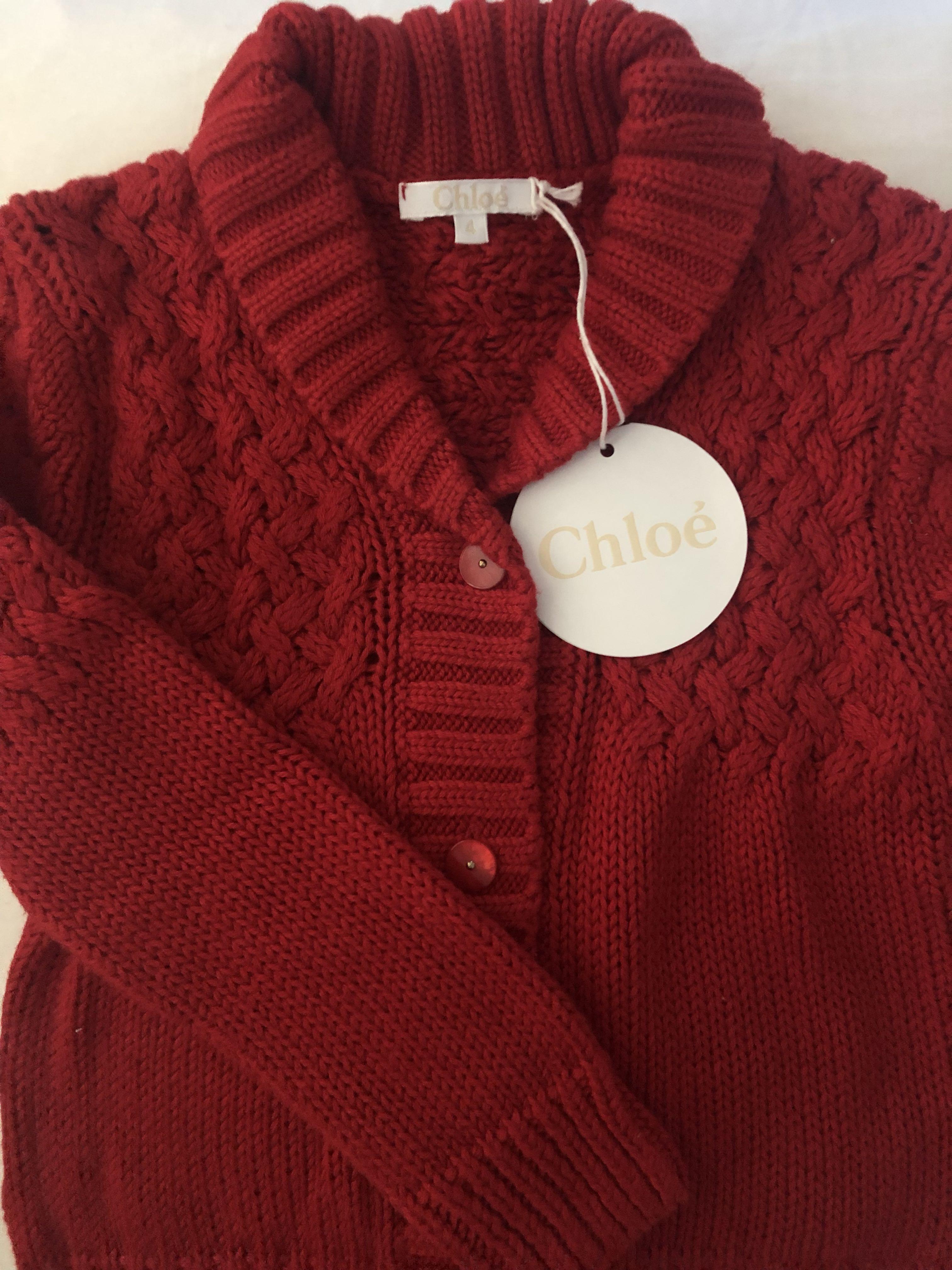 Chloe hotsell knit cardigan