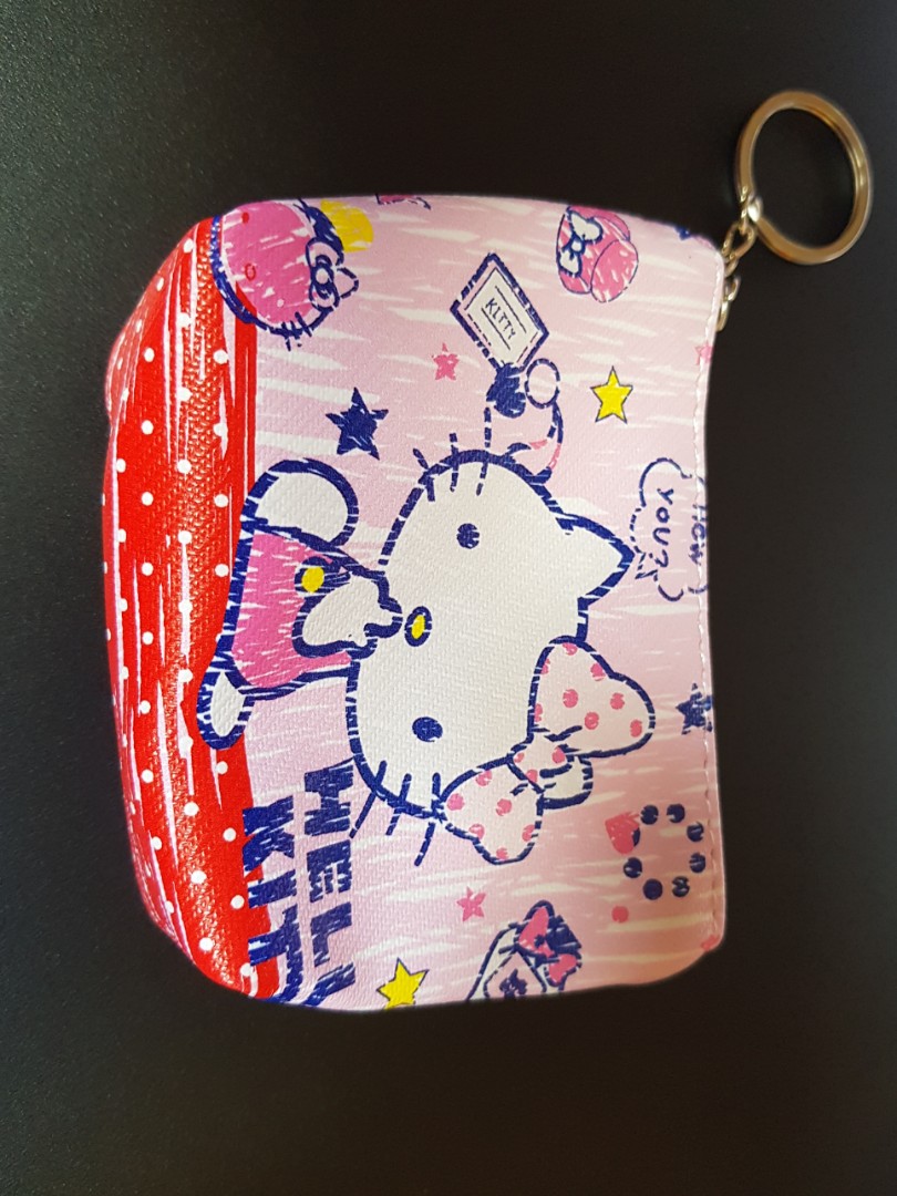 Coin Purse Hello Kitty Design 1, Women's Fashion, Bags & Wallets