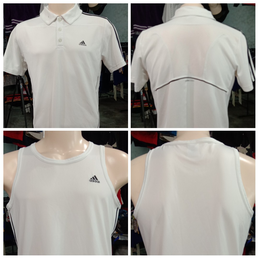 COMBO ADIDAS CLIMACOOL TSHIRT CLIMALITE SINGLET Men s Fashion Activewear on Carousell