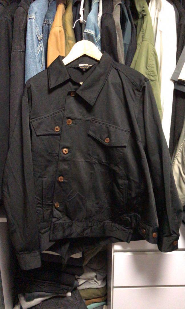 comme des garcons homme plus fw18 asymmetric shirt jacket