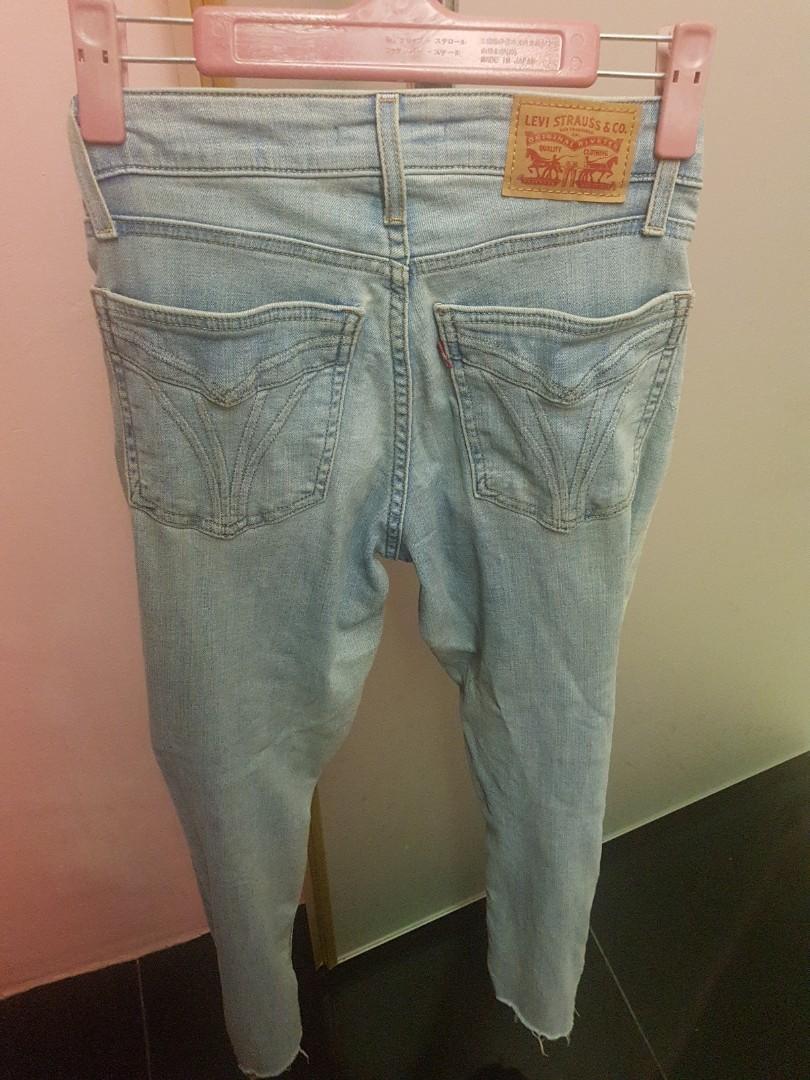 levis high waist skinny