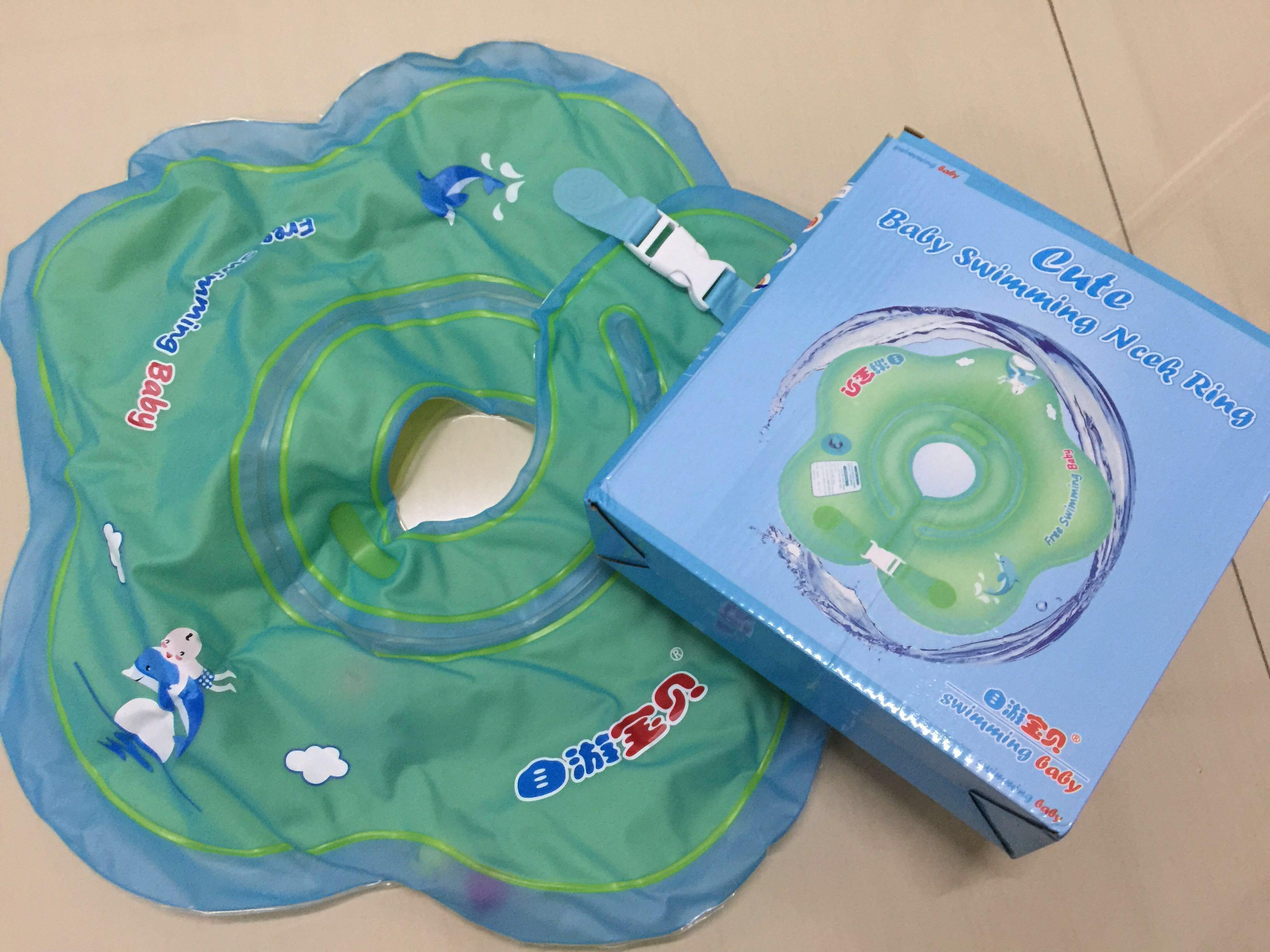 Cute Baby Swimming Neck Ring, Babies & Kids, Infant Playtime on Carousell