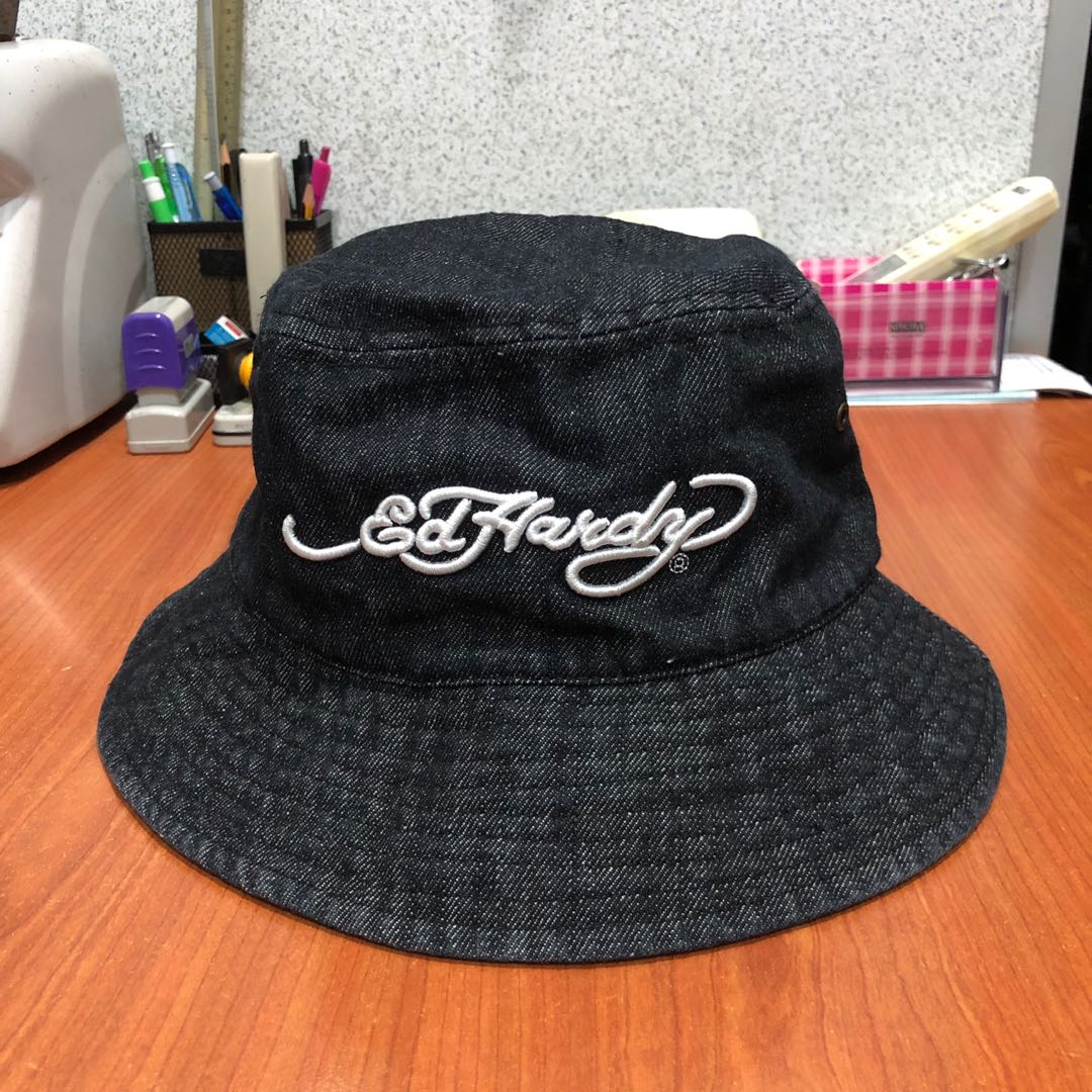 Ed hardy bucket hat clearance