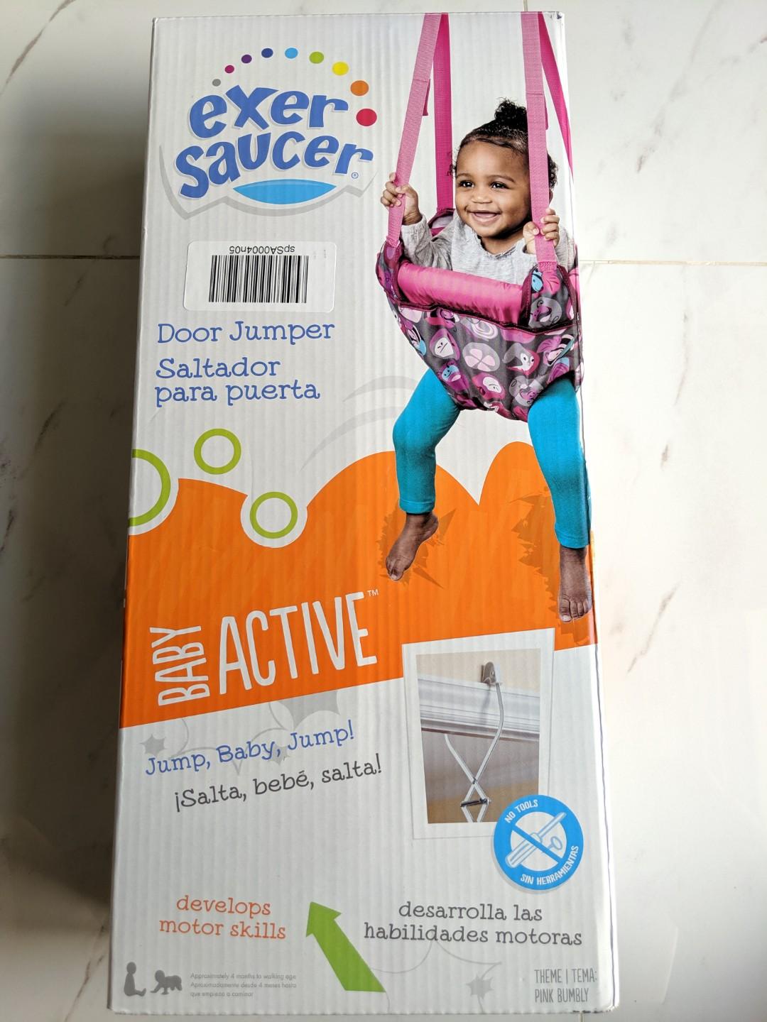 evenflo exersaucer pink bumbly