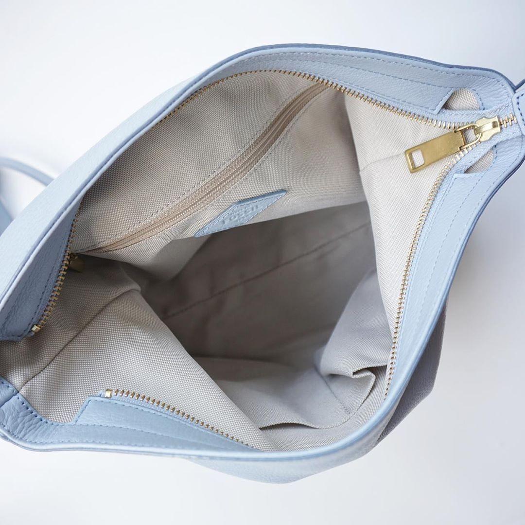 Fossil maya shop satchel horizon blue