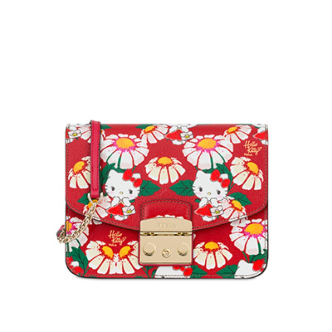 Furla Hello Kitty Crossbody Bag, Luxury, Bags & Wallets on Carousell