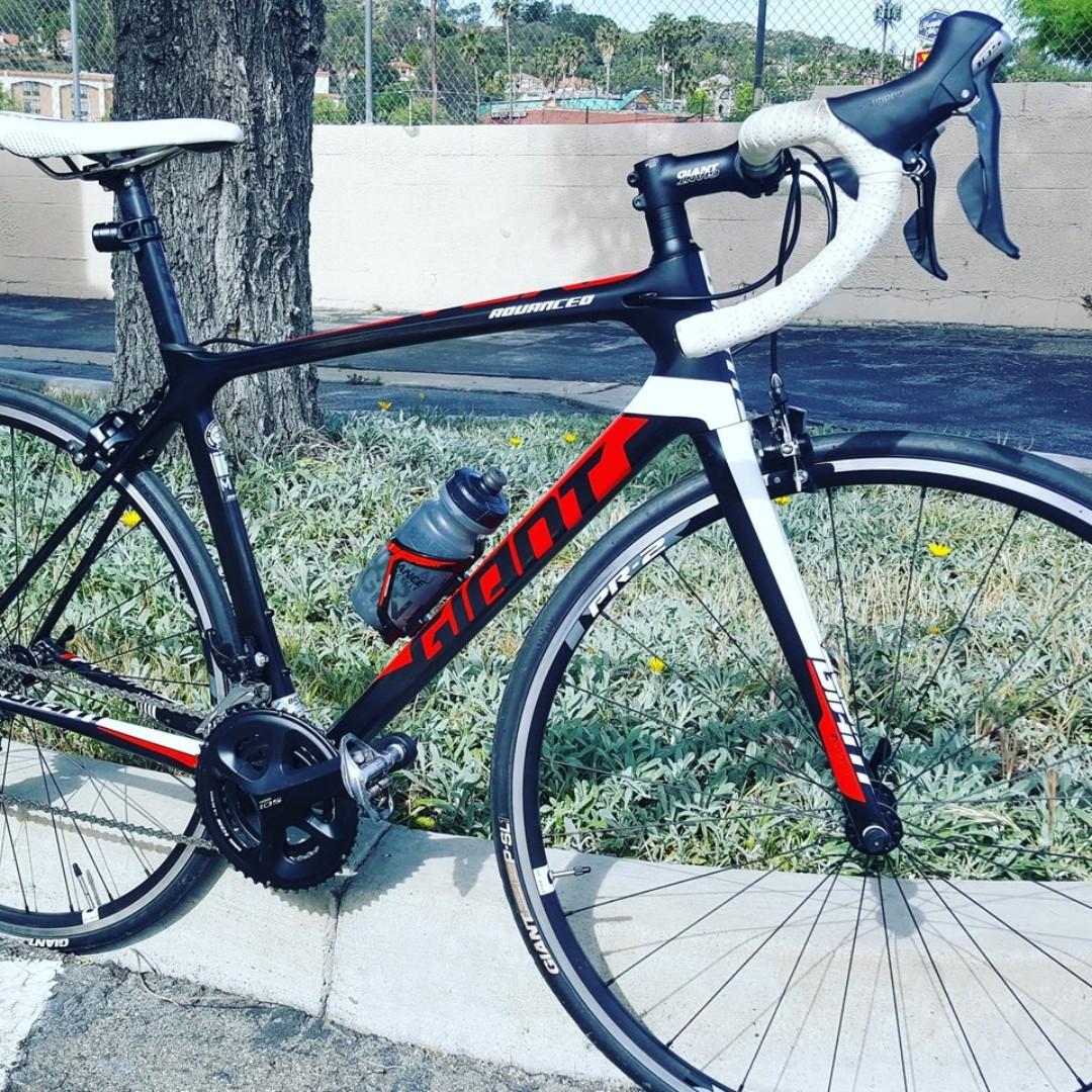 giant tcr full carbon road bike