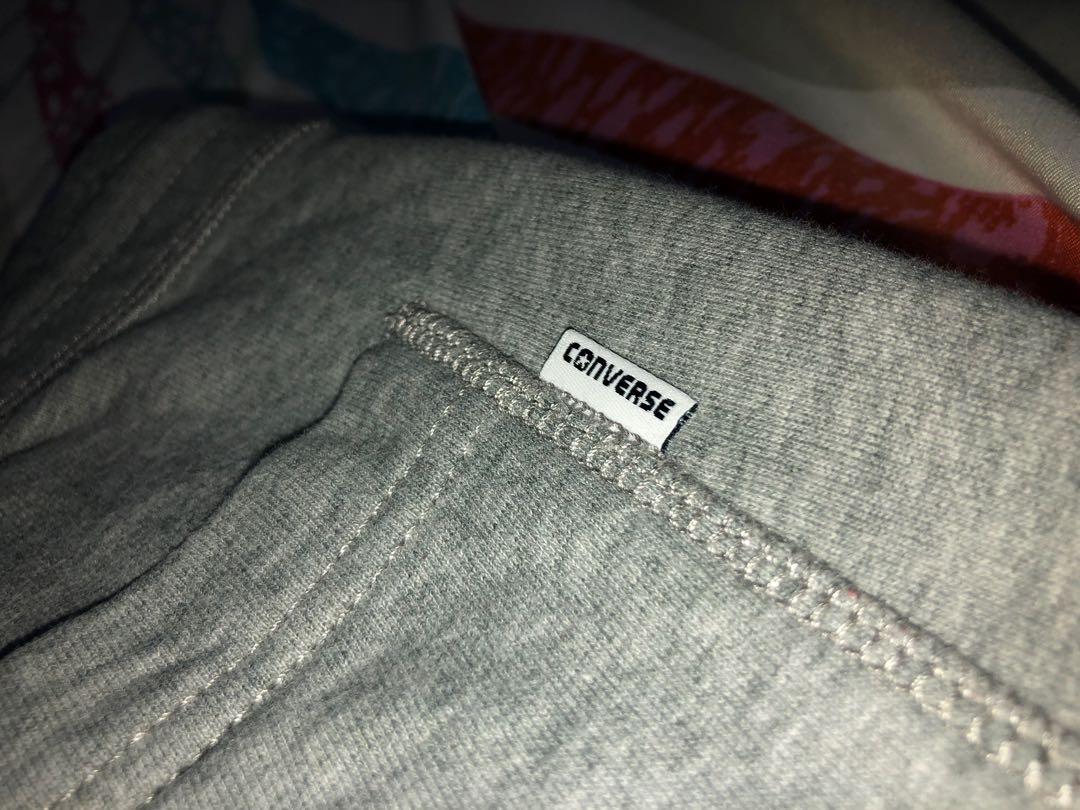 Mens grey converse new arrivals joggers