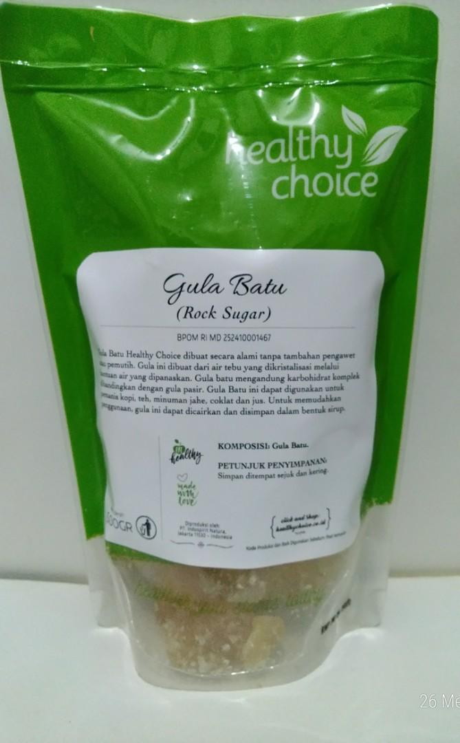 Gula Batu Organik Healty Choice Food Drinks Instant Food On