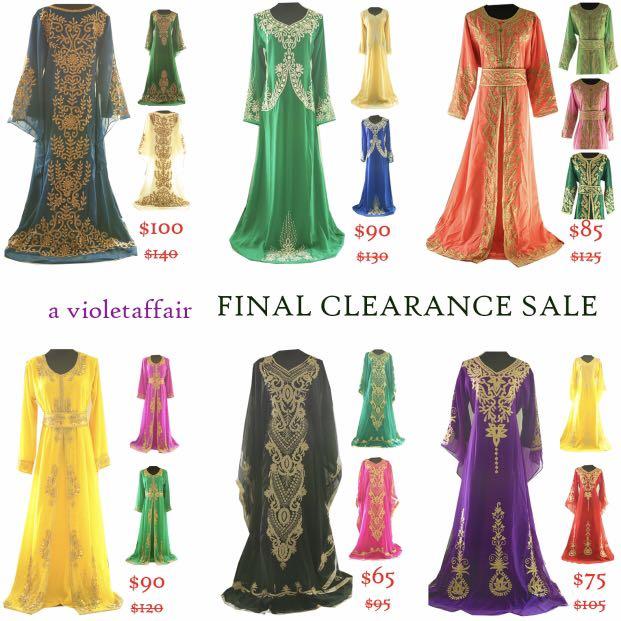 Hari Raya Eid Arabic Moroccan Jalabiya Kaftans Abayas Women S
