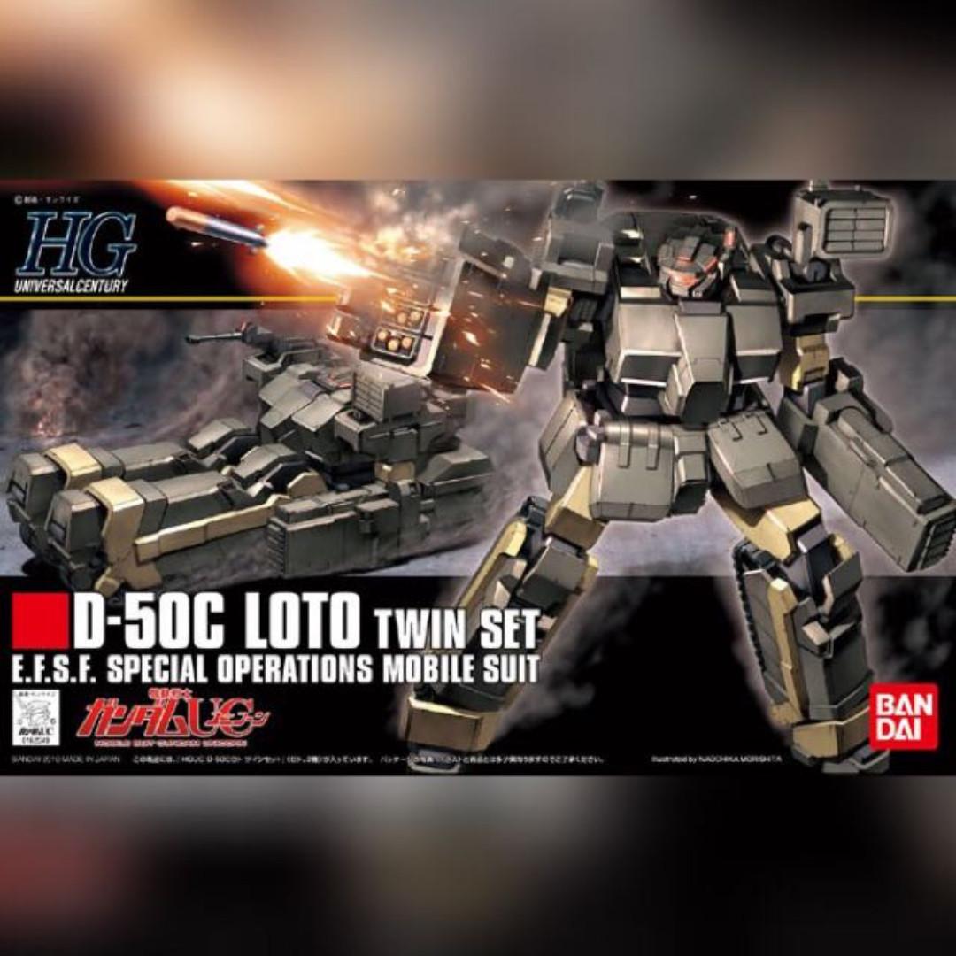 Hg Unversal Century D 50c Loto Twin Set E F S F Special Operations Mobile Suit Toys Games Bricks Figurines On Carousell