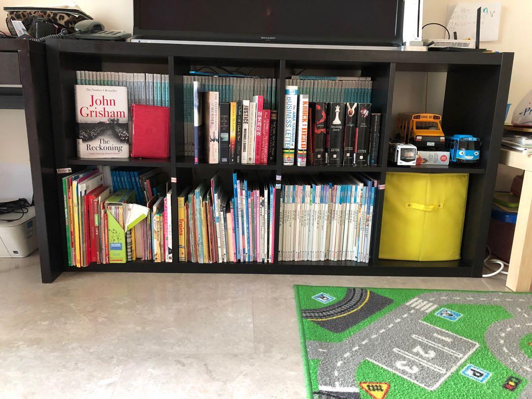 ikea kallax shelf 2x4 furniture home living furniture shelves cabinets racks on carousell