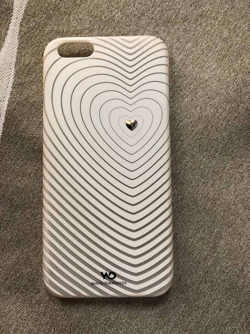 iPhone 6/6s case (Category: Cases & Sleeves) located in Pasig City. Submitted by seazone.deal (Listing ID 231019245, Image 1). Description: White diamonds heartbeat case For iPhone 6 and 6s Made with swarovski elements With 18 carat rose gold crystals High protection Ultra-slim design Bought: Php 990.00 Selling: Php 500.00 Very slightly used Super nice design.