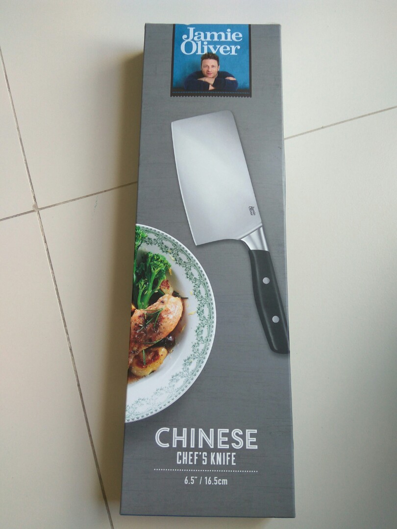 Jamie Oliver Chinese Chef's Knife [ORIGINAL], Furniture & Home Living